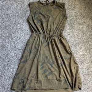 Royal Robbins Olive High Low Dress